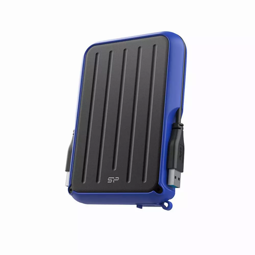 Външен диск Silicon Power Armor A66 2.5" 2TB USB 3.2 Gen 1 Удароустойчив - SP020TBPHD66SS3B