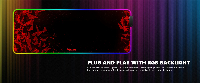Marvo светеща подложка за мишка Gaming Mousepad MG011- Size XL, RGB, USB hub
