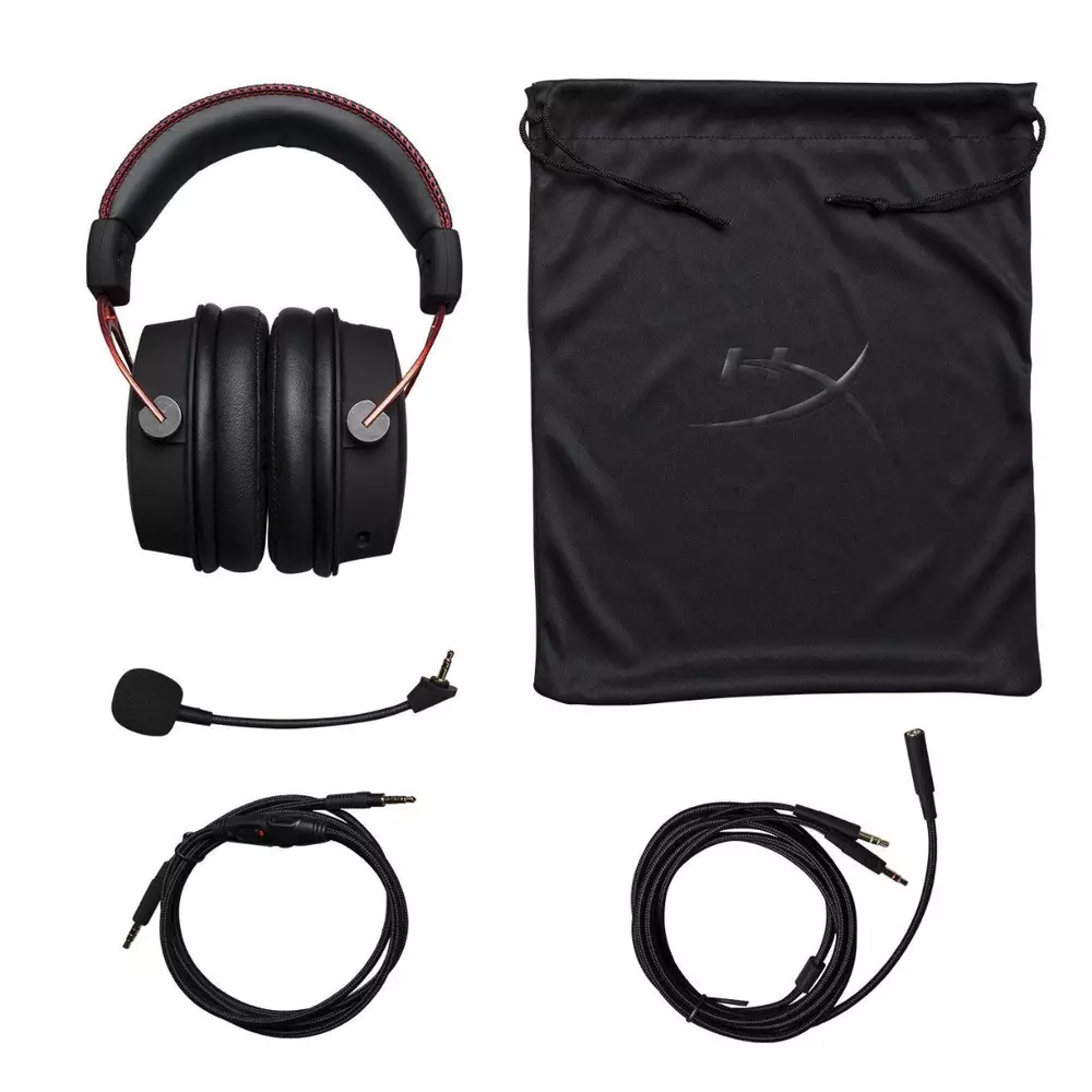 Геймърски слушалки HyperX Cloud Alpha Red