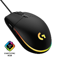 Геймърска мишка Logitech G102 Lightsync - 910-005823