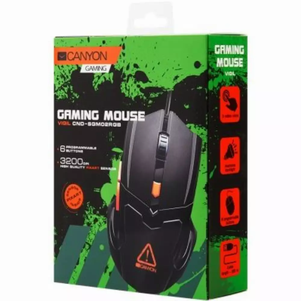 Геймърска мишка Canyon Vigil GM-2 - CND-SGM02RGB