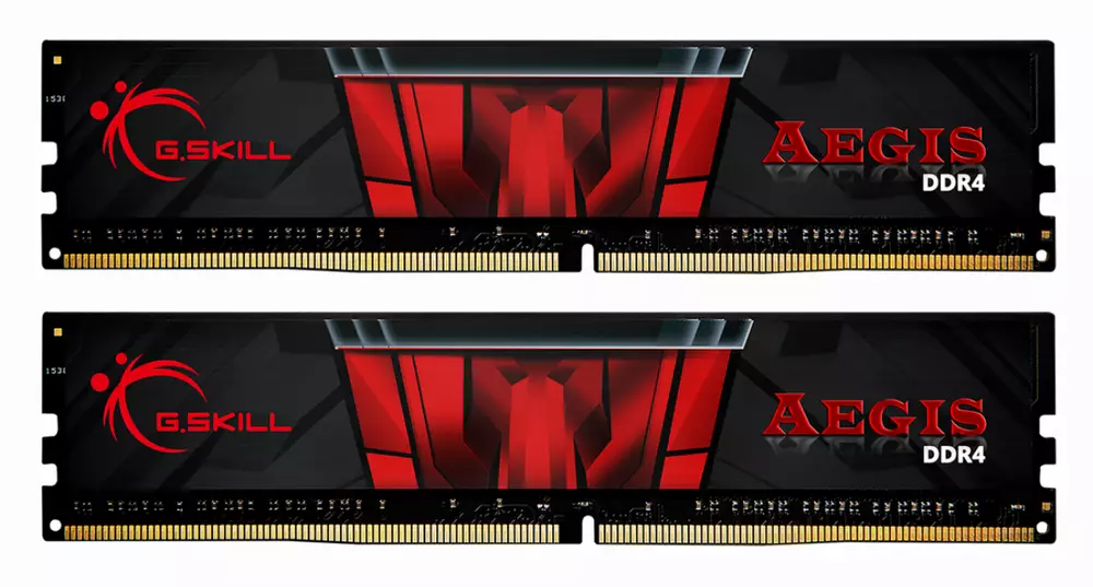 Памет G.SKILL Aegis 32GB (2x16GB) DDR4 2666MHz CL19 - F4-2666C19D-32GIS