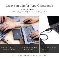 Orico Адаптер Adapter OTG USB3.0 AF to Type-C - CBT-UT01-BK