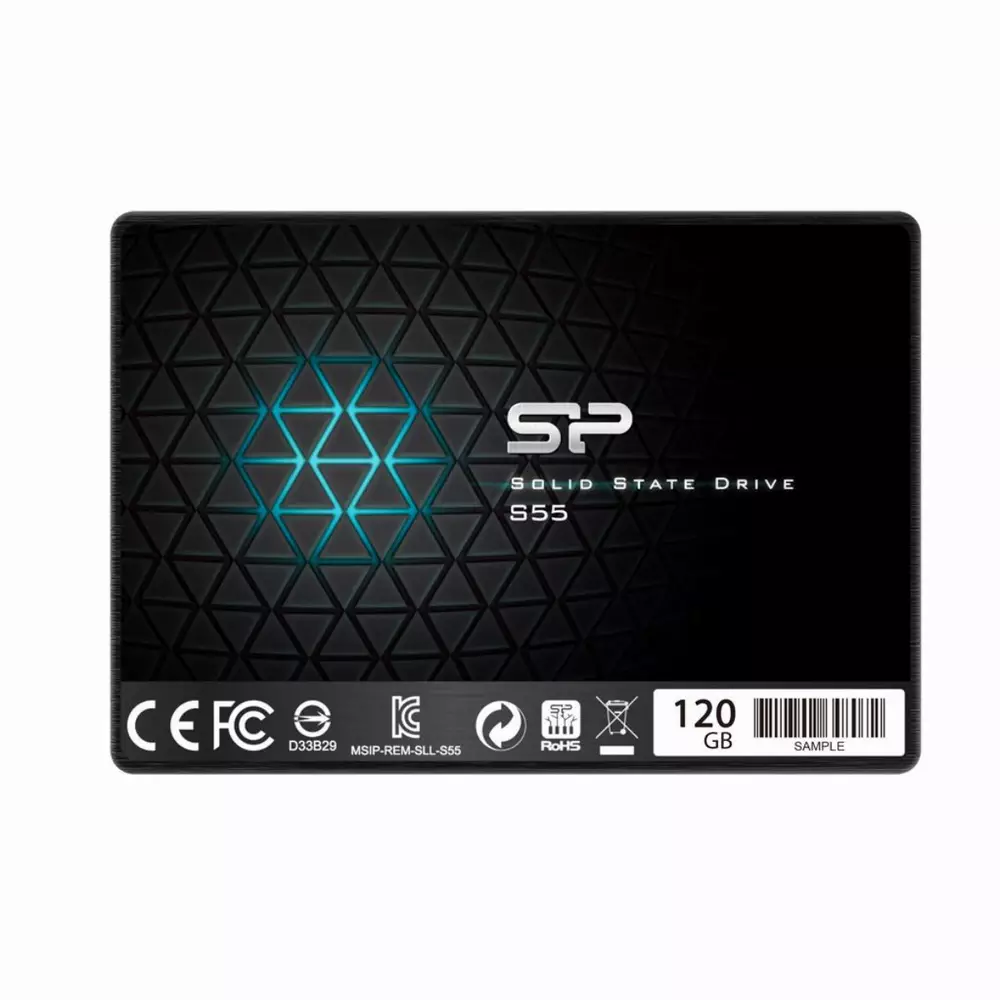 Диск SSD Silicon Power S55 120GB 2.5" SATA3 6Gb/s - SP120GBSS3S55S25
