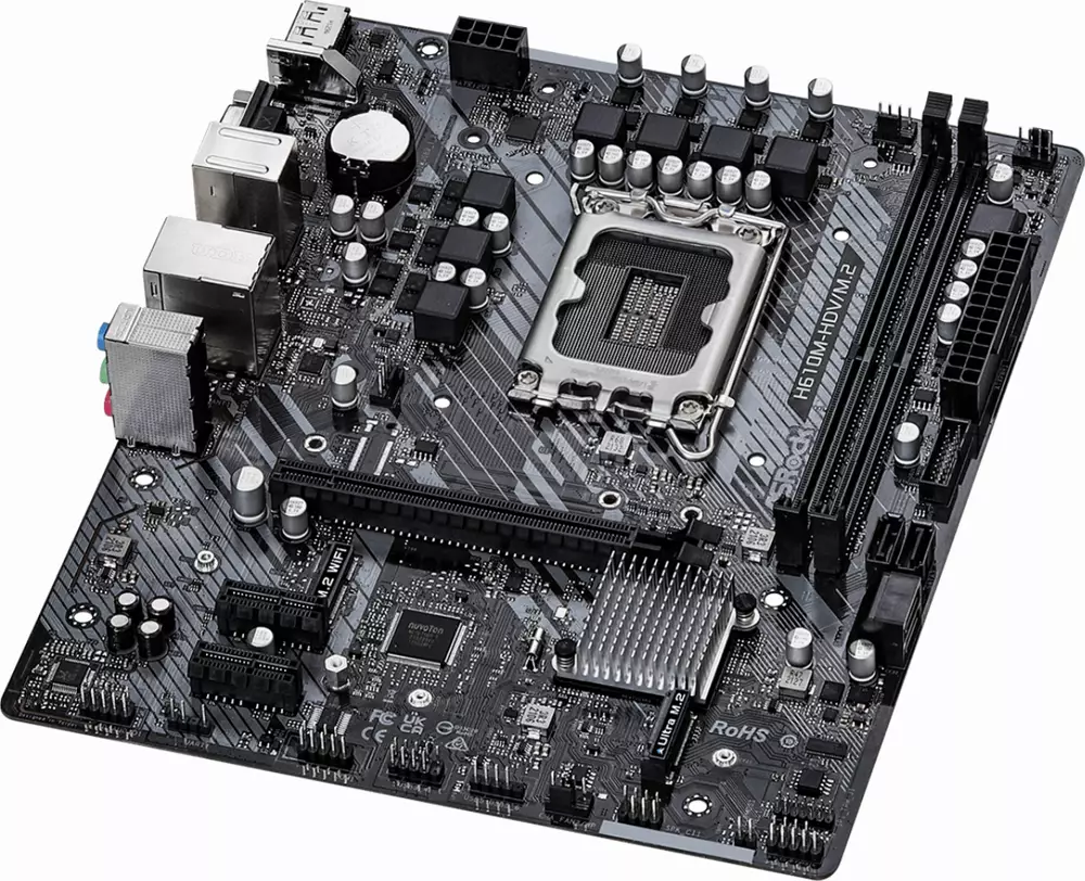 Дънна платка ASRock H610M-HDV/M.2 LGA1700 DDR4
