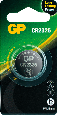 Литиева бутонна батерия GP  CR-2325 3V  1 бр. в блистер /цена за 1 бр./