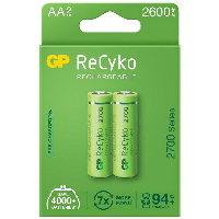 Акумулаторна Батерия GP  R6 AA 2700mAh NiMH 2 бр. 270AAHCE-EB2  GP