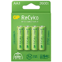 Акумулаторна Батерия GP  R6 AA 2700mAh NiMH 4 бр. 270AAHCE-EB4  GP