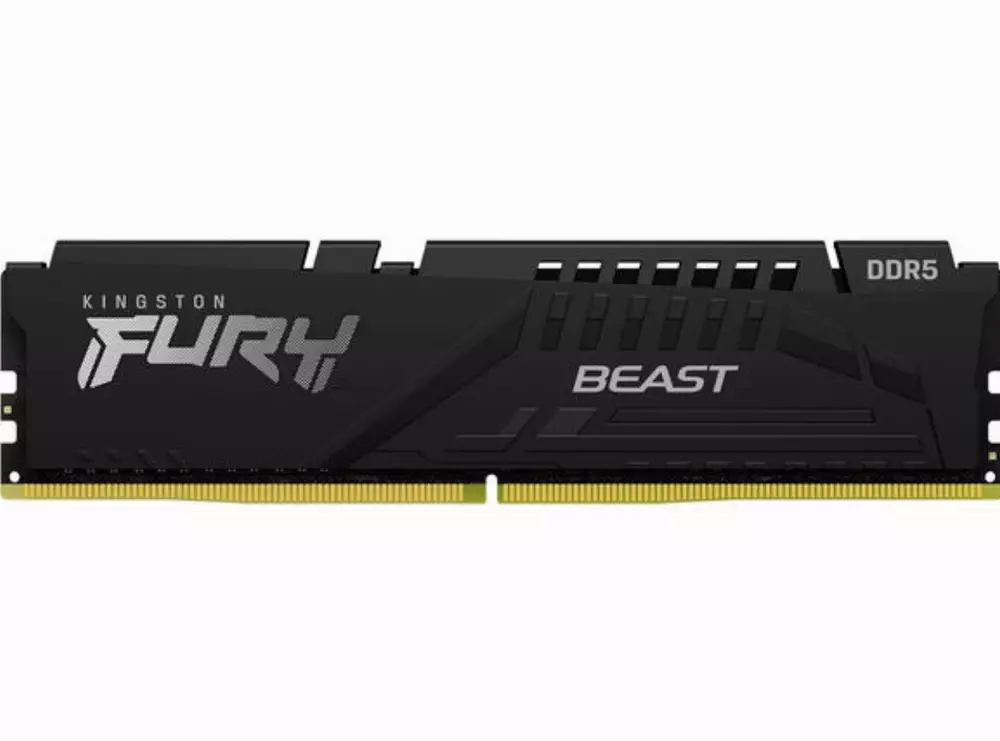 Памет Kingston FURY Beast Black 16GB DDR5 5200MHz CL40 - KF552C40BB-16