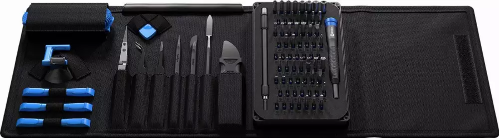 Комплект професионални инструменти iFixit Pro Tech Toolkit - 64 Precision Bits + Антистатичен пад
