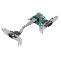 I/O карта Makki Low Profile PCI-E card to 2 x Serial port - MAKKI-PCIE-SERIAL-LP