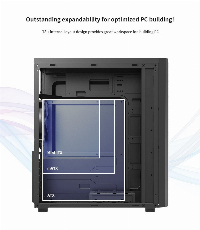 Кутия Zalman T8 RGB Mid Tower Black