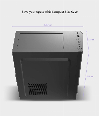 Кутия Zalman T8 RGB Mid Tower Black