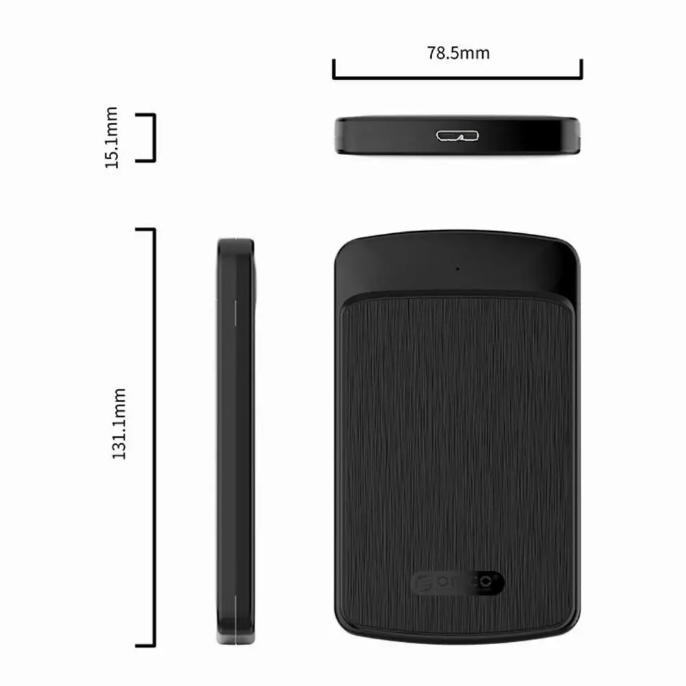 Външна кутия за диск Orico 2020U3-BK Storage Case 2.5" USB3.0