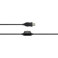 Слушалки CANYON CHSU-1 basic PC Headset With Microphone USB - CNS-CHSU1B