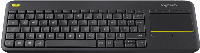 Клавиатура с тъчпад Logitech Wireless Touch K400 Plus Black - 920-007145