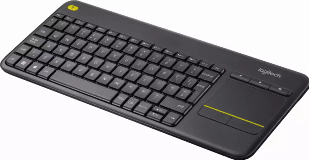 Клавиатура с тъчпад Logitech Wireless Touch K400 Plus Black - 920-007145