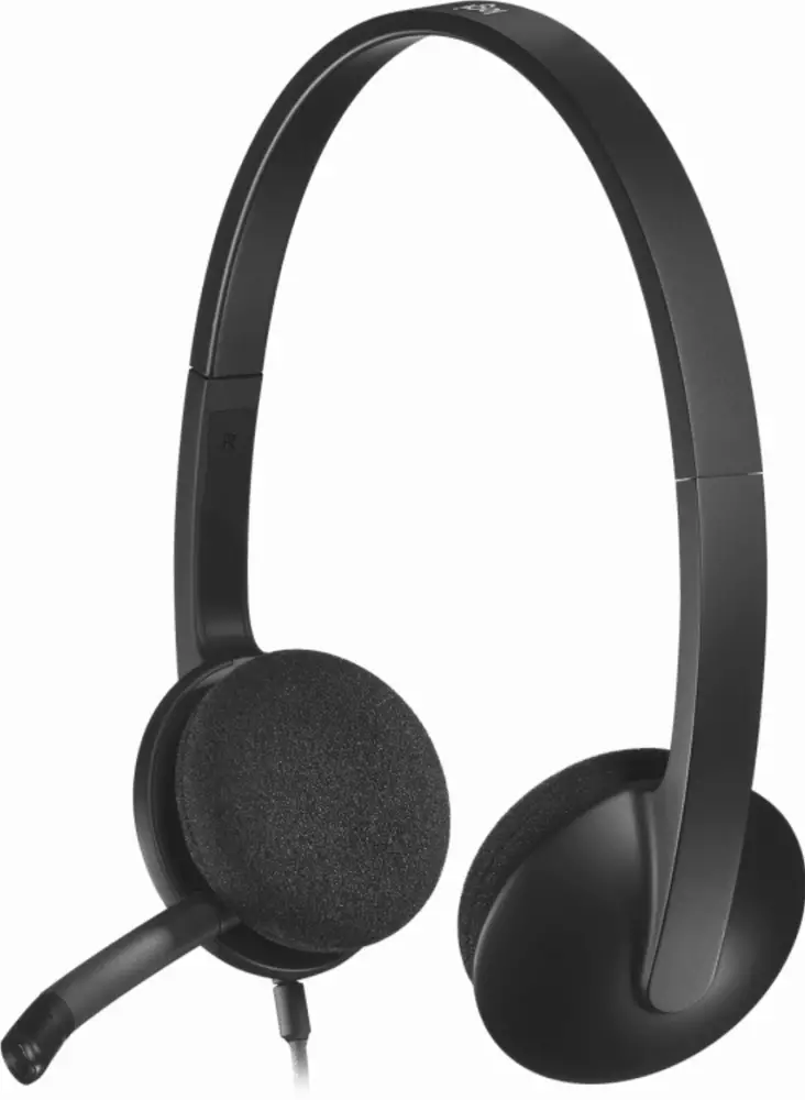 Слушалки с микрофон Logitech H340, USB