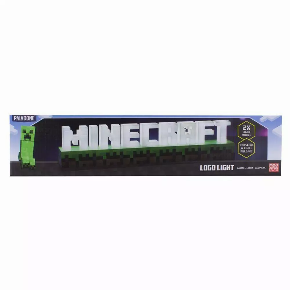 Статуетка Paladone Minecraft Logo Light