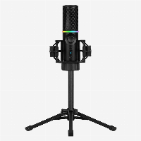 Настолен микрофон Streamplify MIC RGB, USB-A стойка трипод