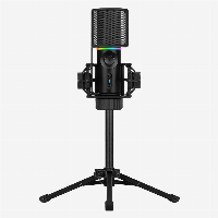 Настолен микрофон Streamplify MIC RGB, USB-A стойка трипод