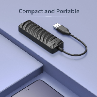 Orico хъб USB2.0 HUB 4 port Black - FL02-BK