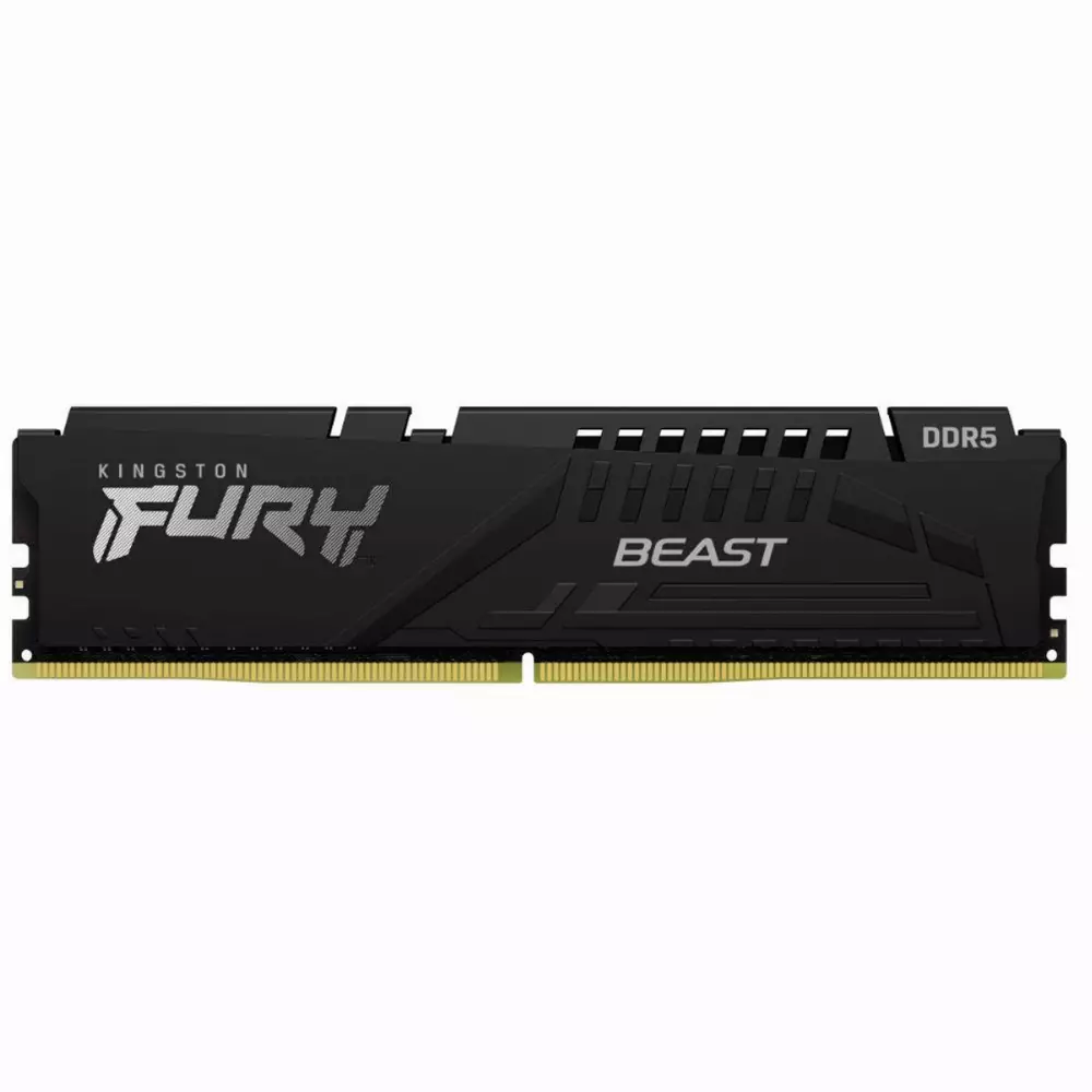 Памет Kingston FURY Beast Black 16GB DDR5 5600MHz CL40 - KF556C40BB-16