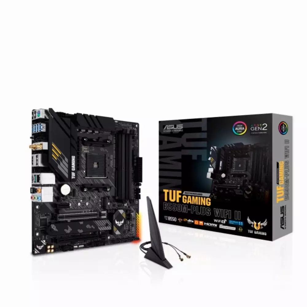 Дънна платка ASUS TUF GAMING B550M-PLUS WIFI II AM4