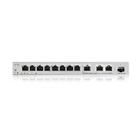 Суич ZYXEL XGS1250-12, 12 портов уеб управляем с 3x10G ports + 1xSFP+