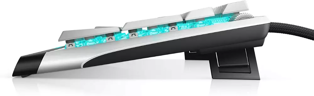 Геймърска клавиатура Alienware 510K Low-profile RGB Mechanical Gaming Keyboard Lunar Light - AW510K
