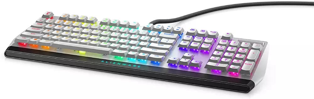 Геймърска клавиатура Alienware 510K Low-profile RGB Mechanical Gaming Keyboard Lunar Light - AW510K