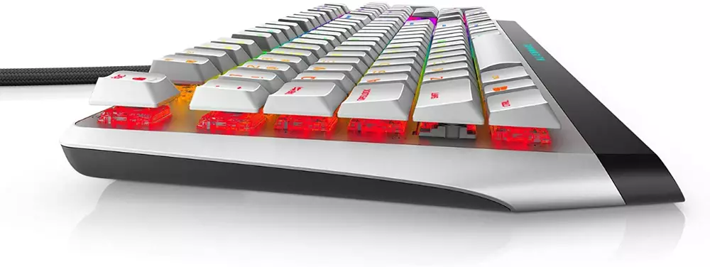 Геймърска клавиатура Alienware 510K Low-profile RGB Mechanical Gaming Keyboard Lunar Light - AW510K