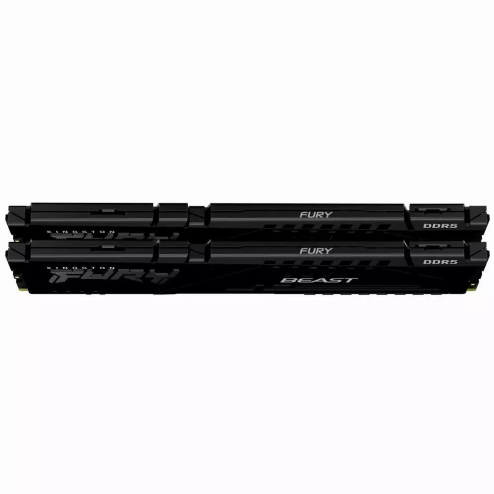 Памет Kingston FURY Beast Black 32GB (2x16GB) DDR5 5200MHz CL40 - KF552C40BBK2-32