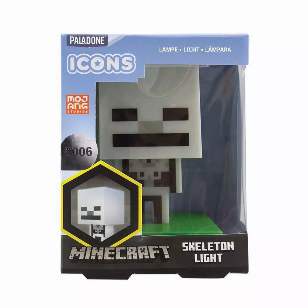 Статуетка Paladone Minecraft Sleton Icon Lamp BDP