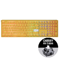 Геймърскa механична клавиатура Ducky One 3 Yellow Full-Size Cherry MX Clear
