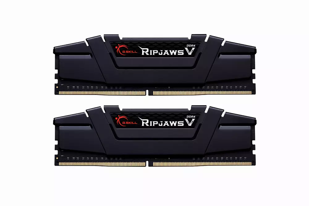 Памет G.SKILL Ripjaws V Black 32GB (2x16GB) DDR4 3600MHz CL16 - F4-3600C16D-32GVKC