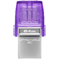 USB памет Kingston 64GB DataTraveler microDuo 3C dual USB-A + USB-C - DTDUO3CG3/64GB