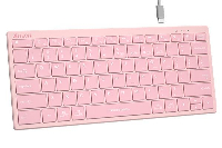 Безжична клавиатура A4TECH FBX51C FSTyler Bluetooth 2.4 GHz USB-C Кирилизирана Розов