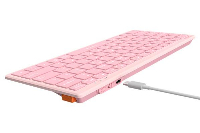 Безжична клавиатура A4TECH FBX51C FSTyler Bluetooth 2.4 GHz USB-C Кирилизирана Розов