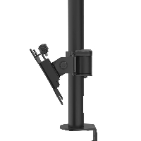 Стойка за 2 монитора за бюро HAMA Регулируема, 13" - 35", 15 кг, Swivel/Tilt, Черен