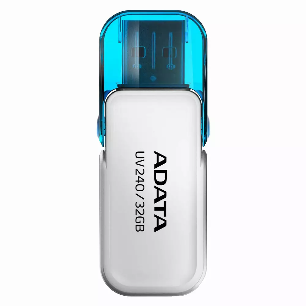 USB памет ADATA UV240 32GB USB 2.0 White - AUV240-32G-RWH