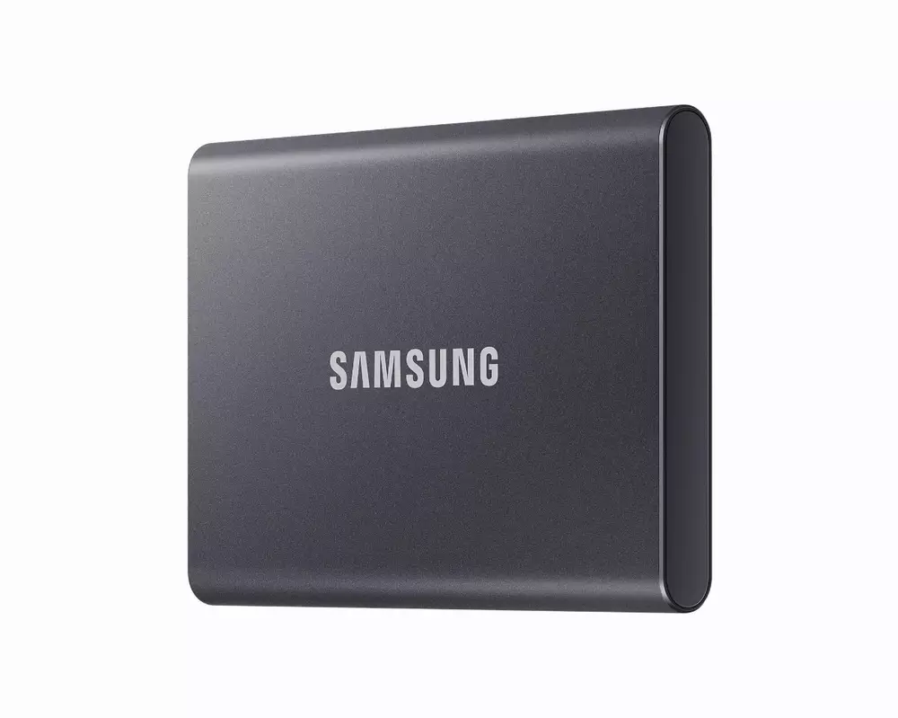 Външен SSD Samsung T7 Titan 1TB NVMe USB-C Grey - MU-PC1T0T/WW