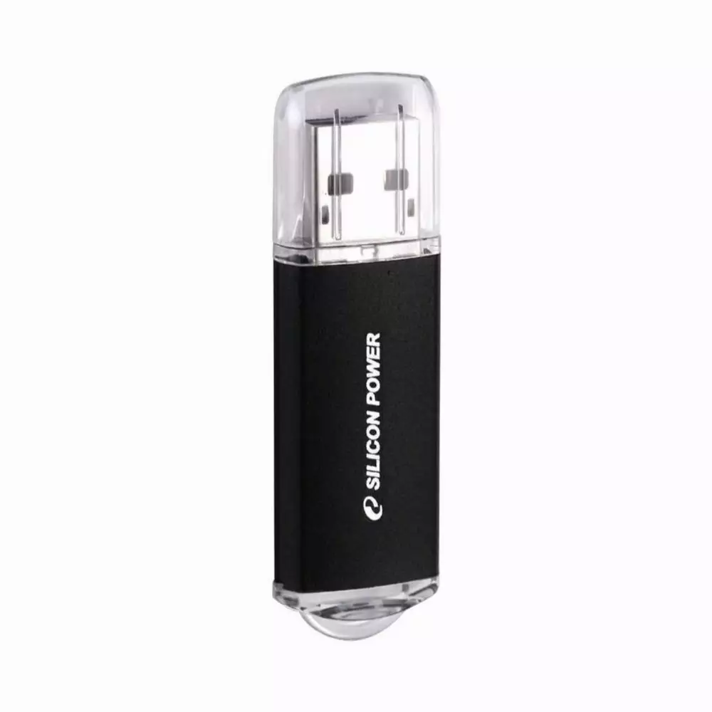 USB памет Silicon Power Ultima II 16GB USB 2.0 Black - SP016GBUF2M01V1K