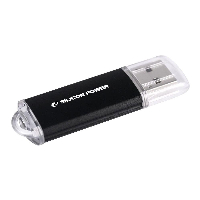 USB памет Silicon Power Ultima II 16GB USB 2.0 Black - SP016GBUF2M01V1K