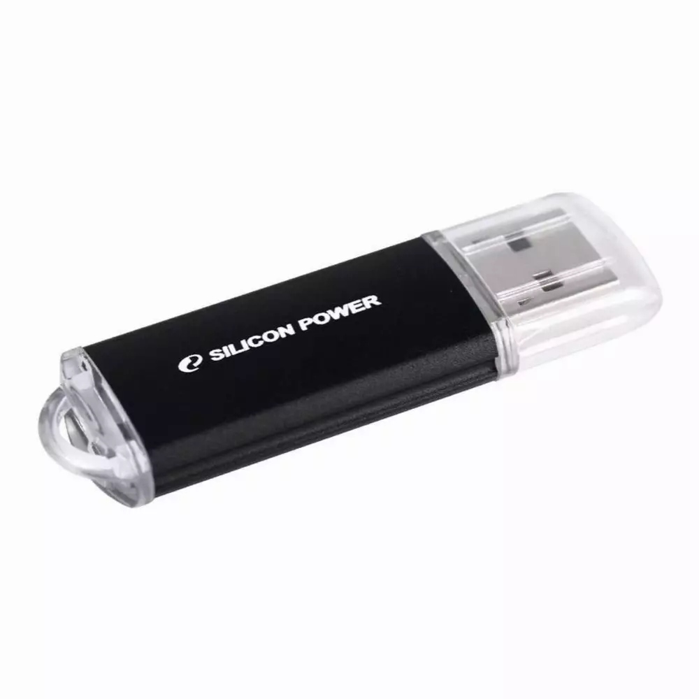 USB памет Silicon Power Ultima II 32GB USB 2.0 Black - SP032GBUF2M01V1K