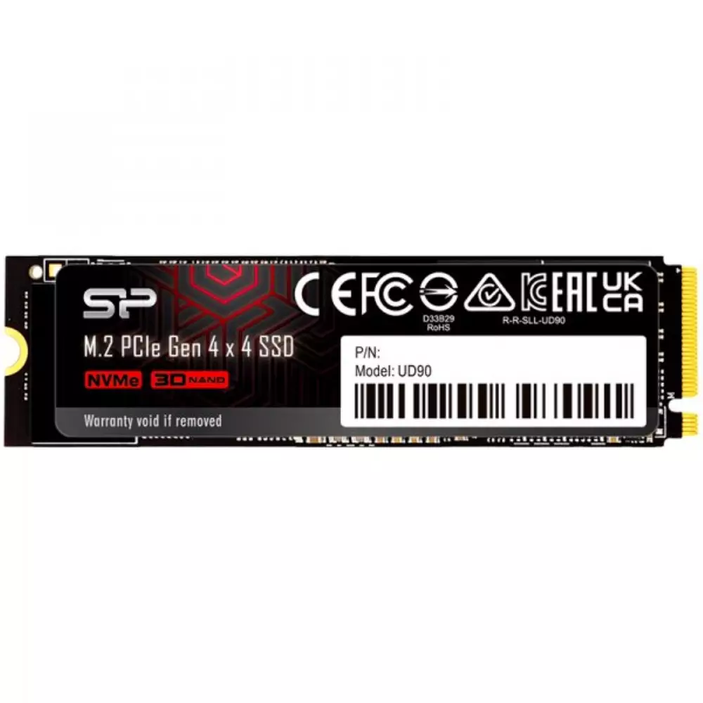Диск SSD Silicon Power UD90 1TB M.2 2280 PCIe NVMe Gen 4x4 - SP01KGBP44UD9005
