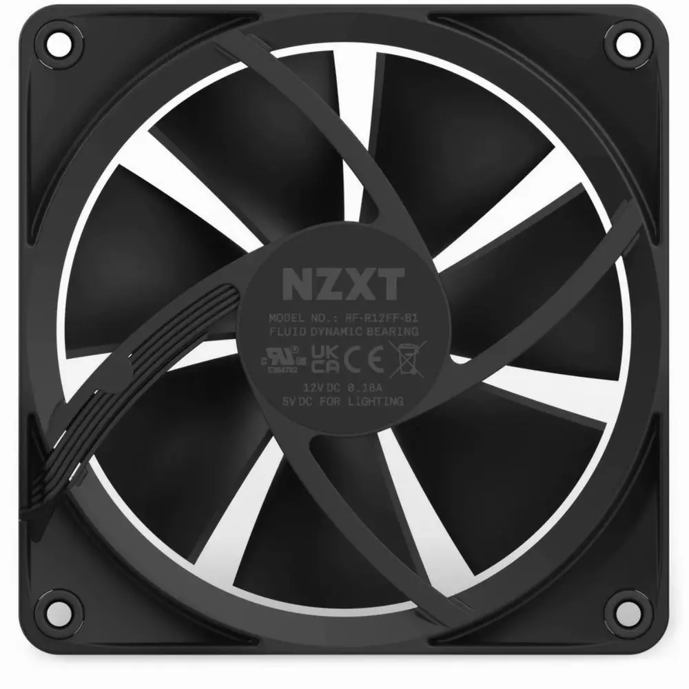 Вентилатор NZXT F120 RGB Black - RF-R12SF-B1