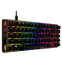 Геймърскa механична клавиатура HyperX Alloy Origins 65 HyperX Aqua Switches Black