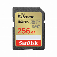 Карта памет SANDISK Extreme SDXC, 256GB, UHS-1,Class 10, U3, V30, 130 MB/s