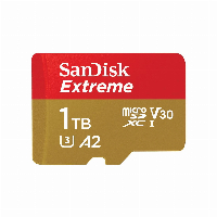 Карта памет SANDISK Extreme microSDXC, 1TB, Class 10 U3, V30 160 MB/s